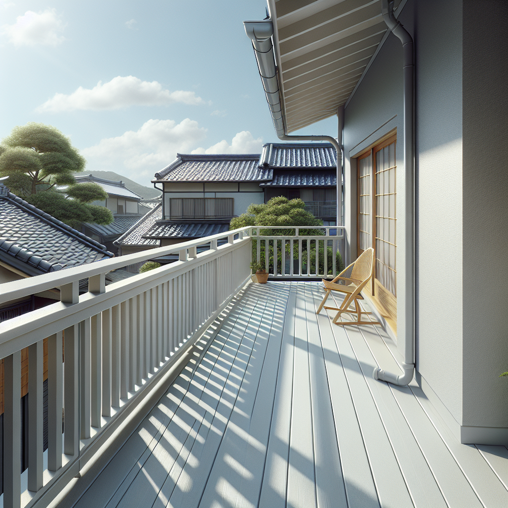 施工後の大和高田市H様邸（ウレタン防水でなめらかな仕上がり）